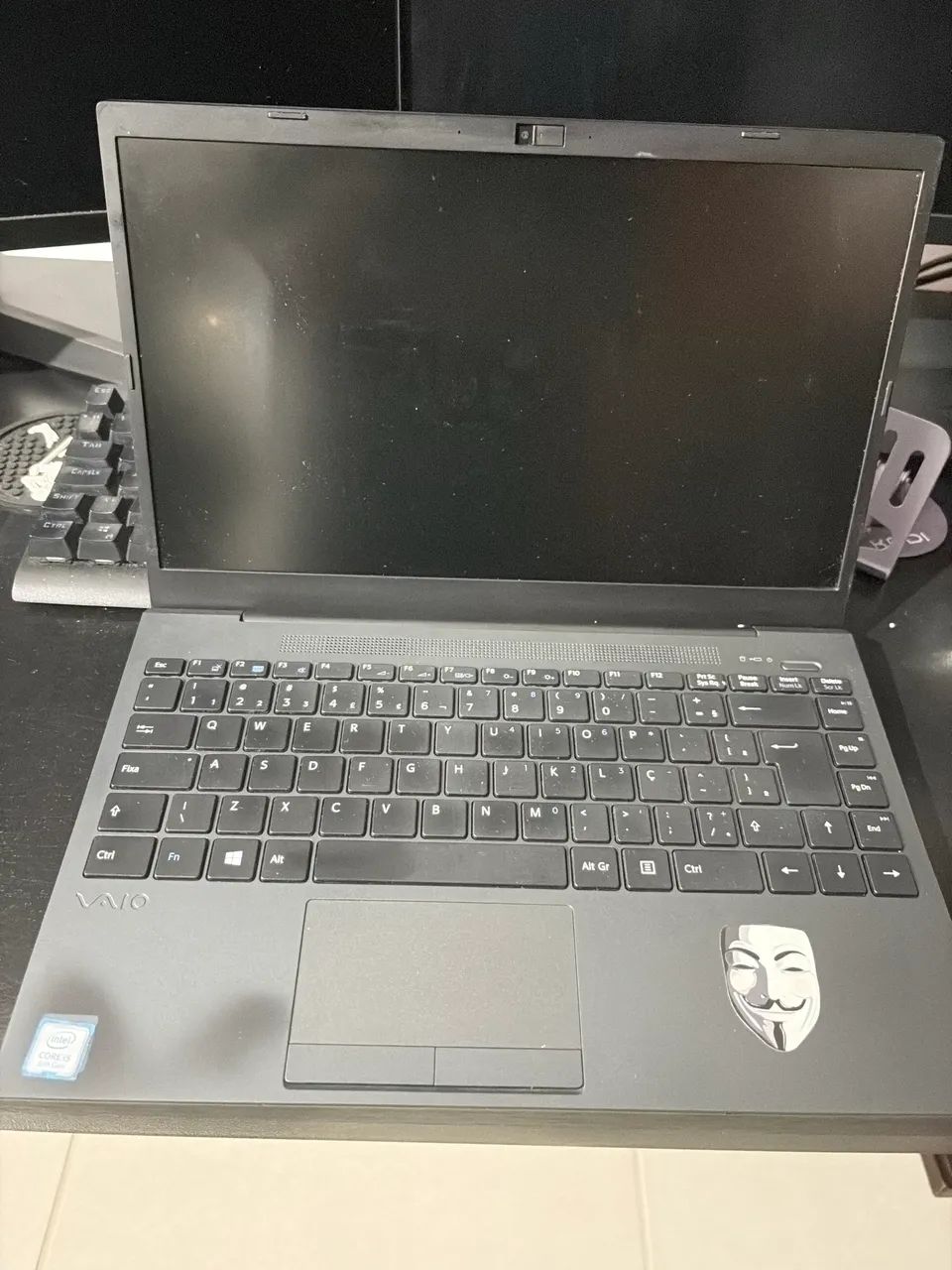 Notebook para retirar peças 