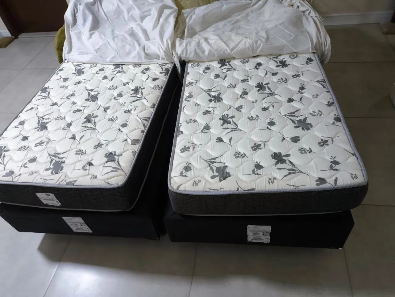 Cama box Ortobom + Colchão Ortobom - Foto 4