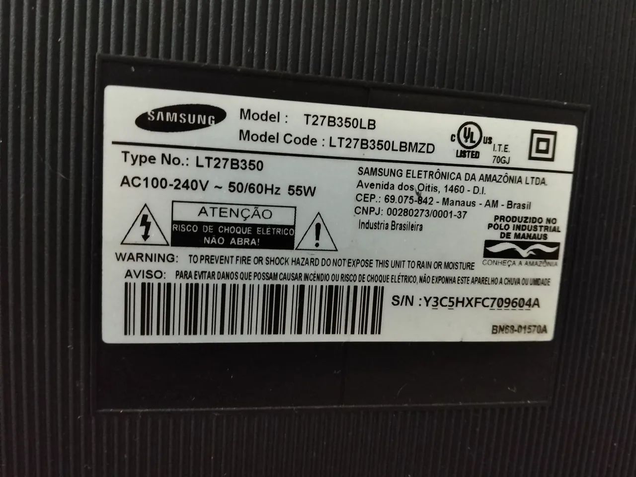 Tv com defeito (p técnico com interesse)