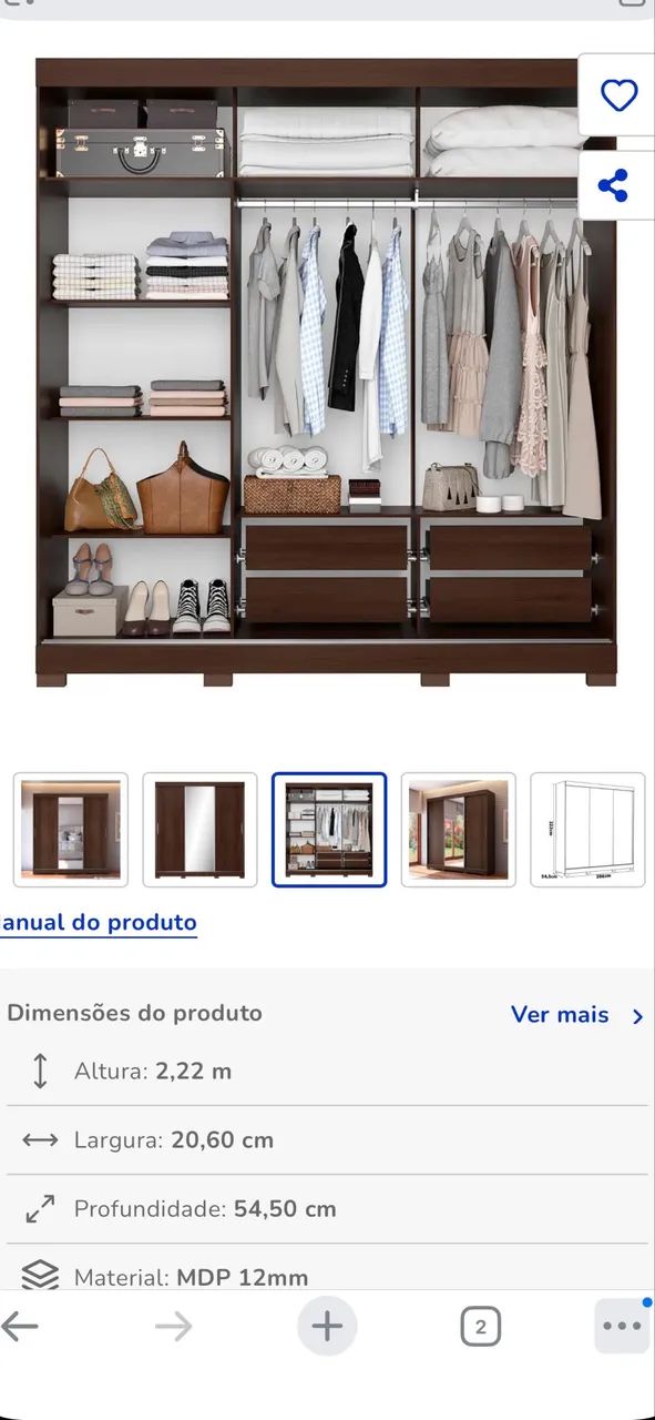Guarda-roupas  - Foto 2