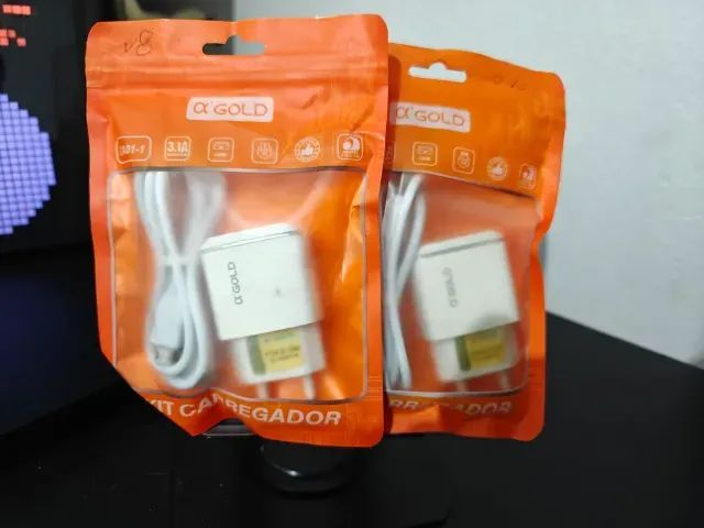 Kit Carregador Alpha Gold - 3.1A - Foto 2