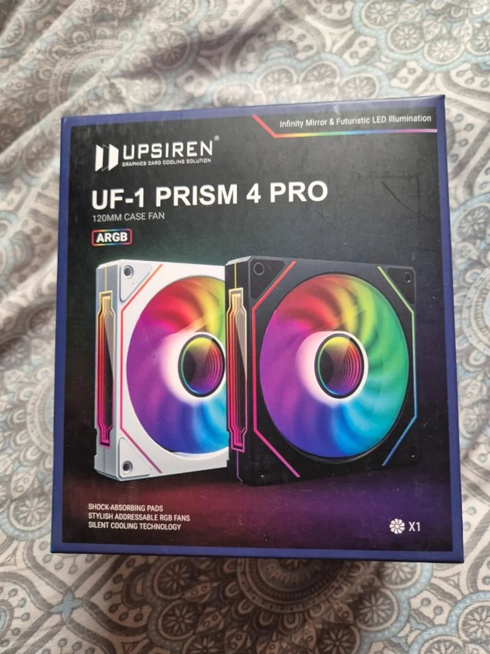 Kit 3 Fans Upsiren UF-1 Prism 4 pro ARGB