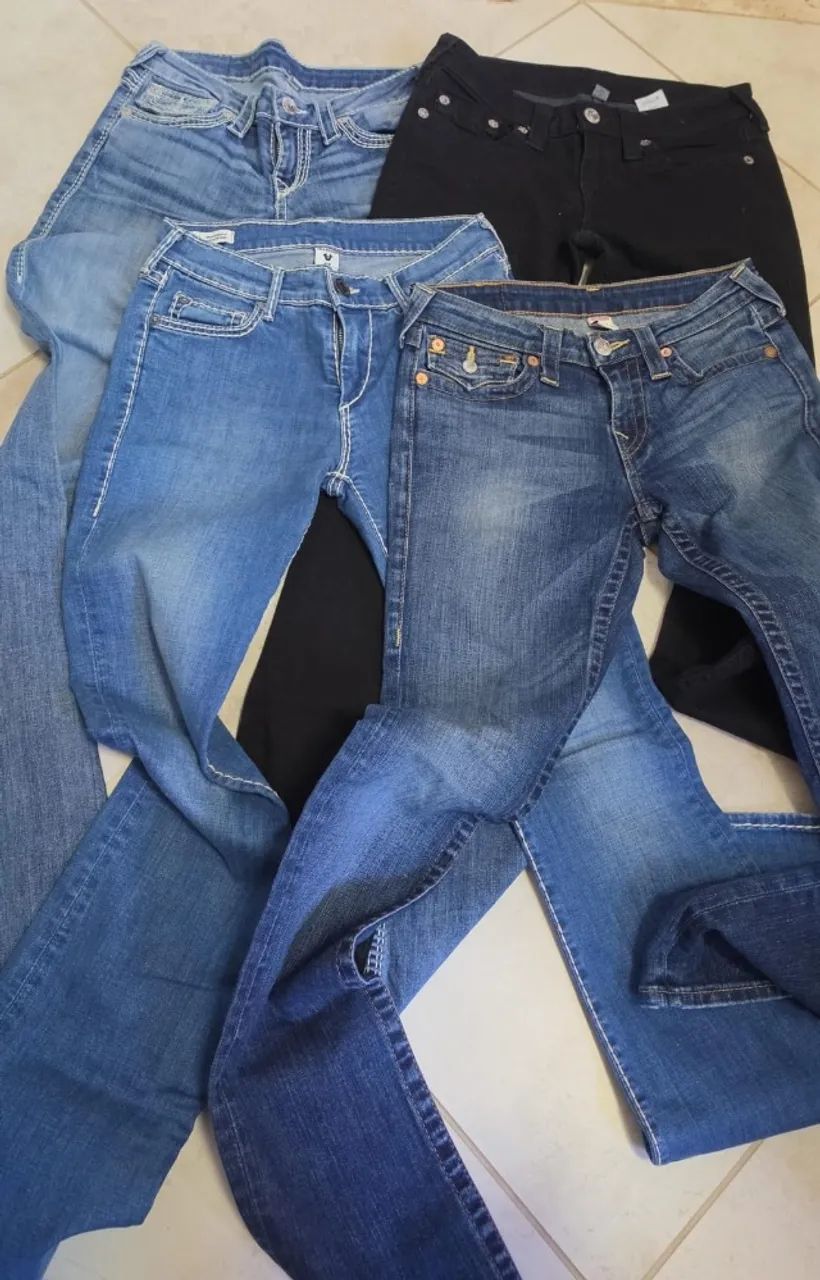 4 calças marca True Religion