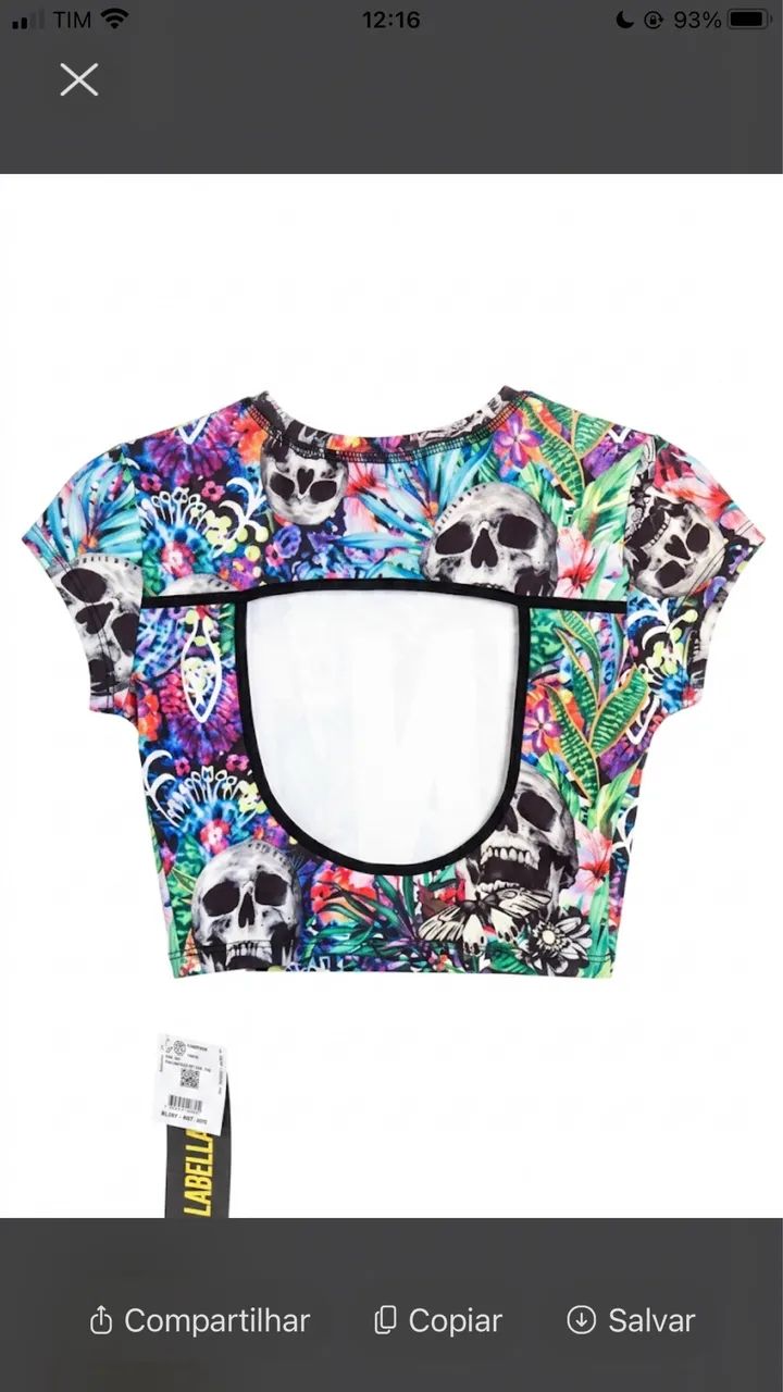 Cropped Labellamafia Crazy Jungle P - Foto 3