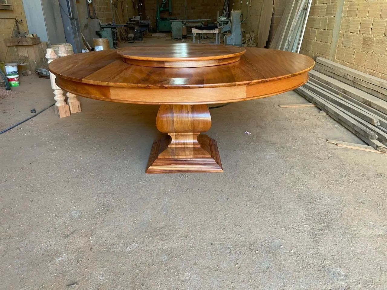 Mesa de jantar madeira peroba rosa  - Foto 2
