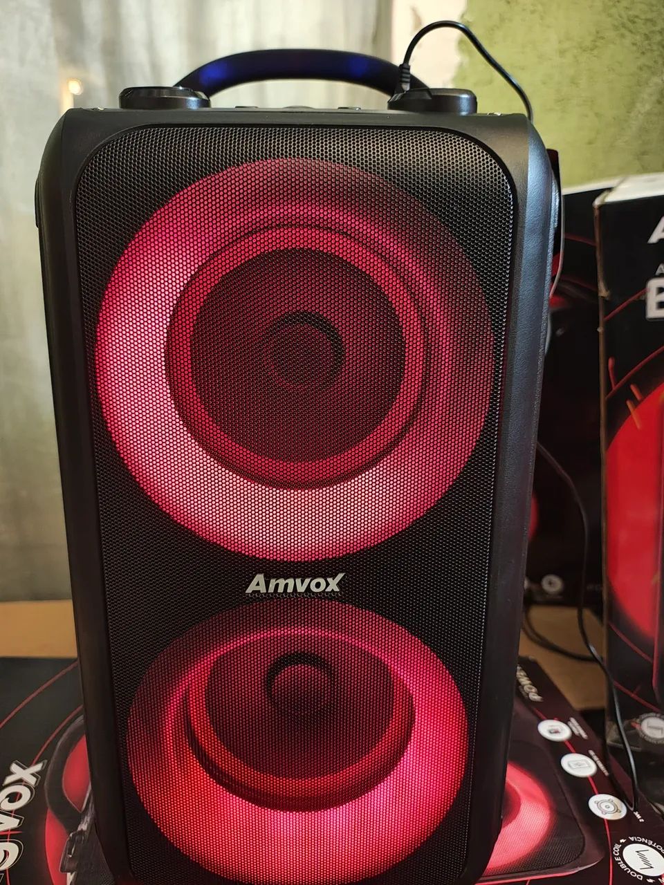 Caixa de Som Amplificada Amvox ACA 600 BagVox 600W - Completa na Caixa e na garantia. - Foto 4