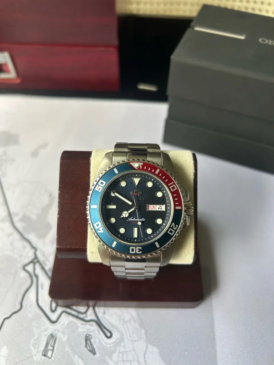 Orient Automático Submariner Pepsi - Foto 2