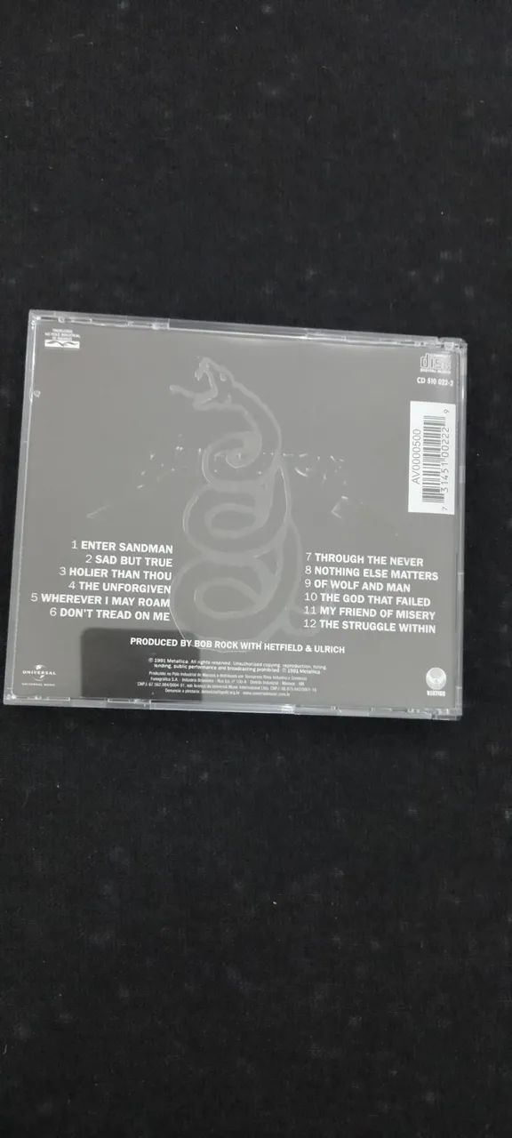 Cd metallica Black album - Foto 2