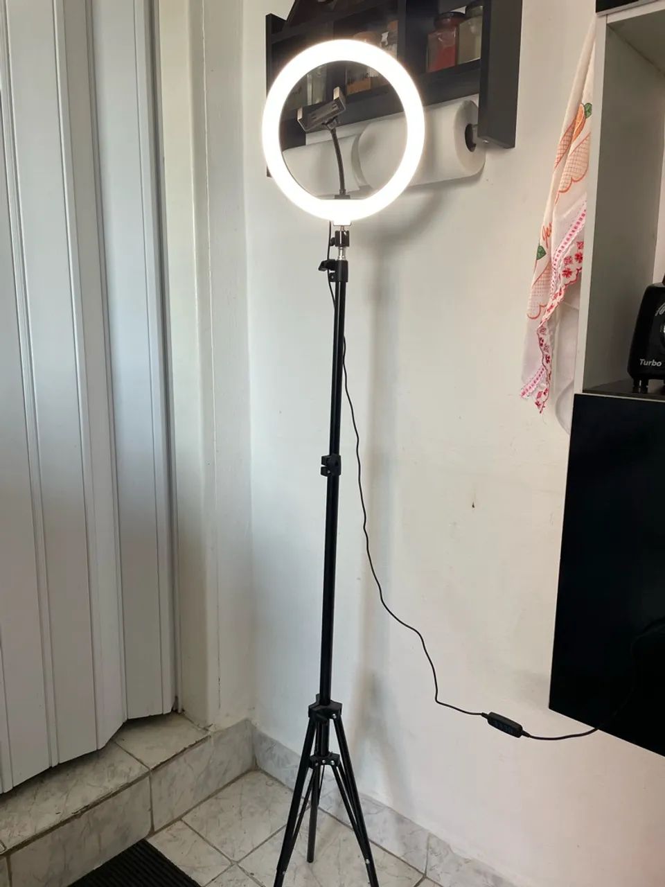 Ring Light 10 Polegadas Tripé 2,10 - Foto 5