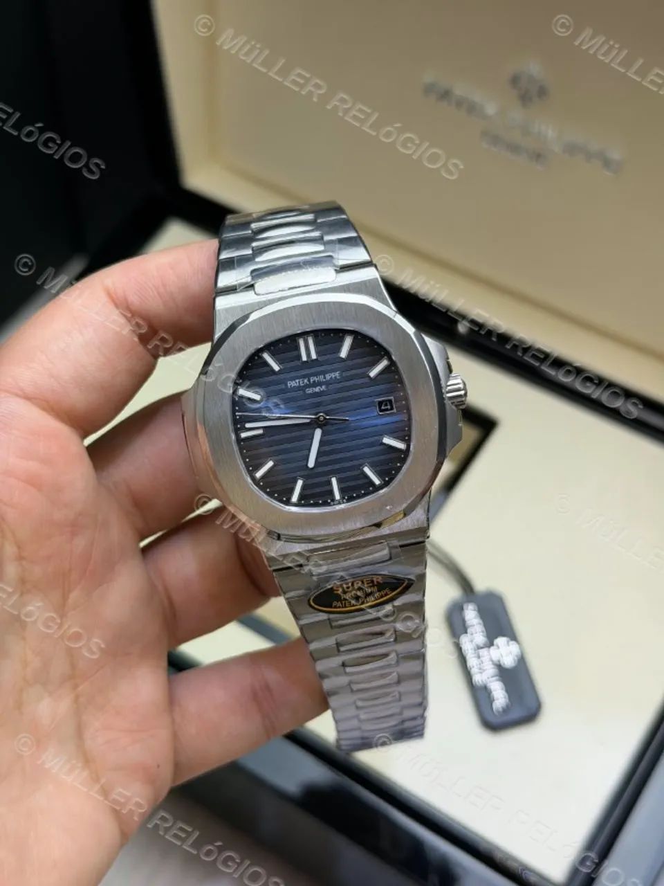 Relógio Patek Nautilus Clone + Caixa