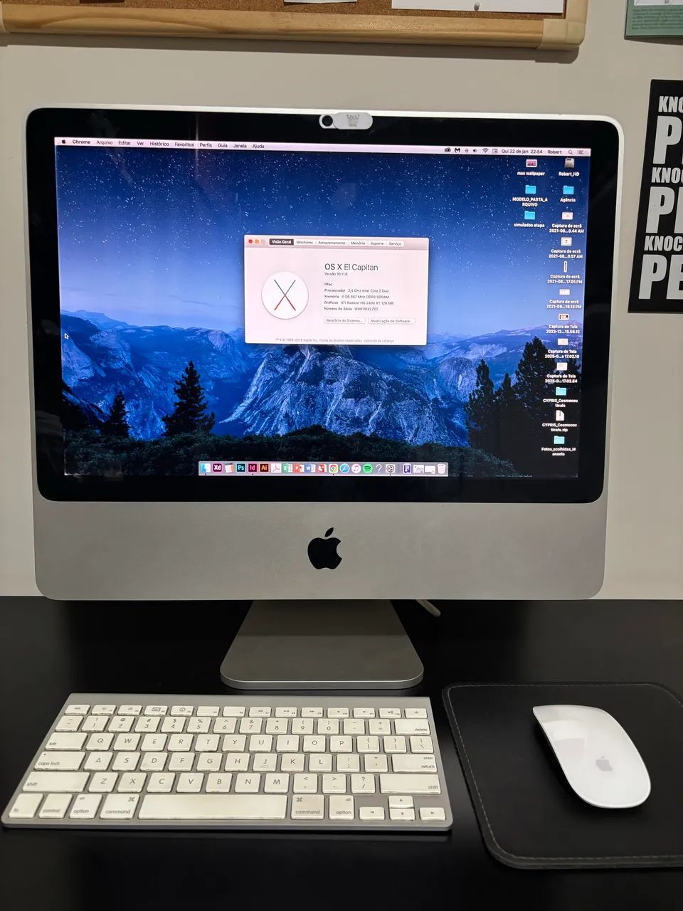 Computador iMac desktop 2009 Apple | 4 GB RAM | HD 500 GB | Intel