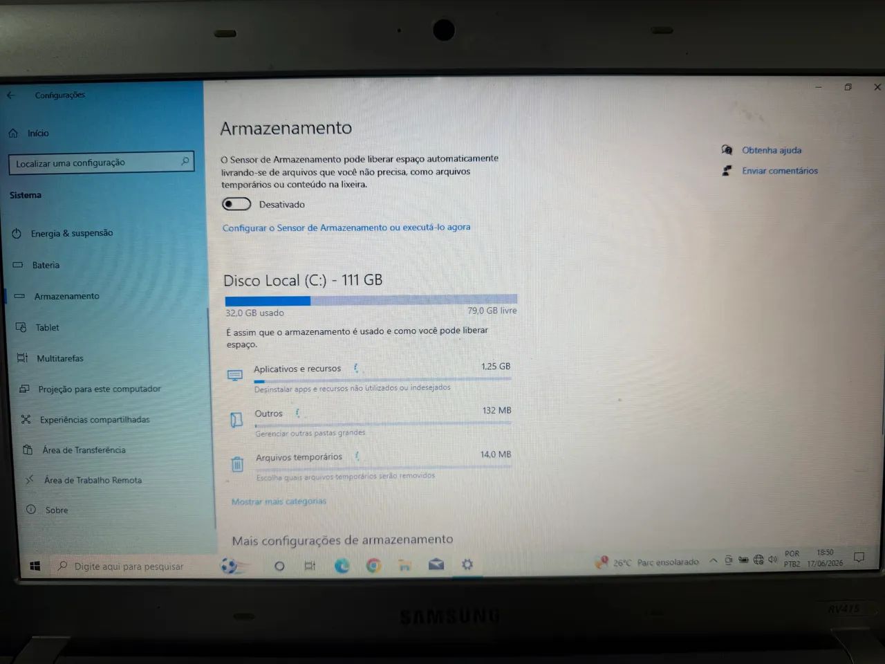 NOTEBOOK SAMSUNG RV415 - SSD 120GB - FUNCIONANDO - Foto 4