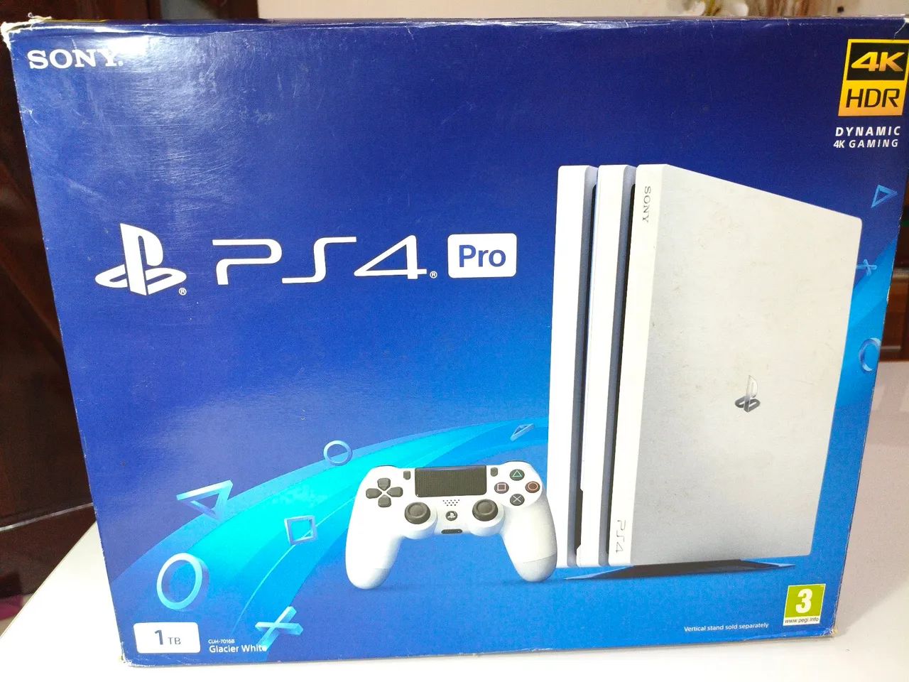 Playstation 4 Pro Glacier White CUH7016B - Consoles de Vídeo Game