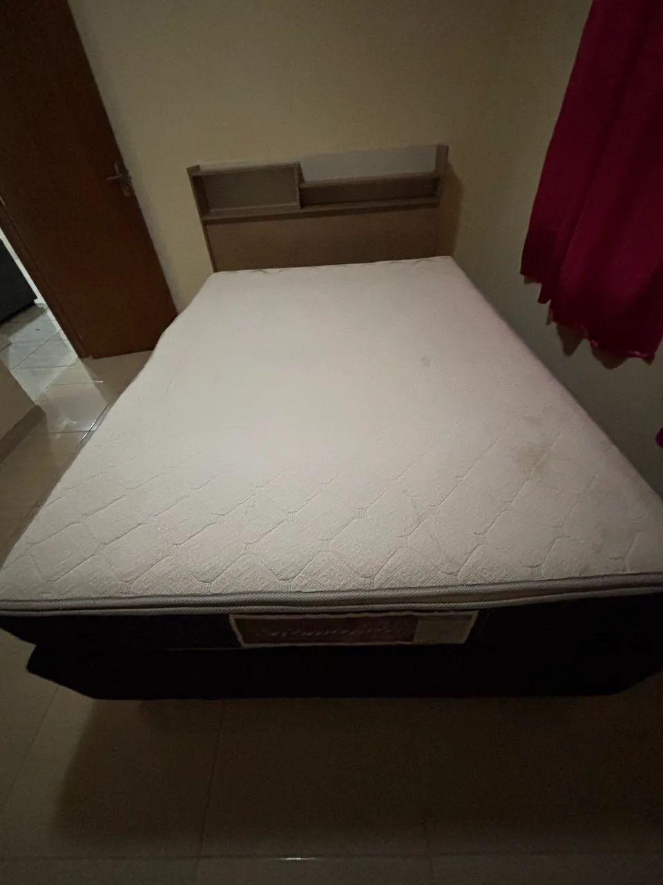 Cama box de casal com colchão e cabeceira - Foto 5