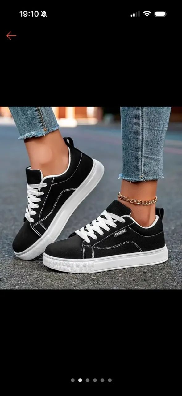Tênis skate preto - Foto 2