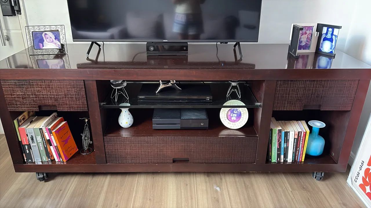 Rack Madeira Maciça 2,00x0,76