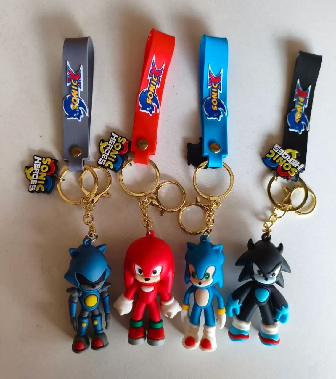 Chaveiros emborrachados Sonic