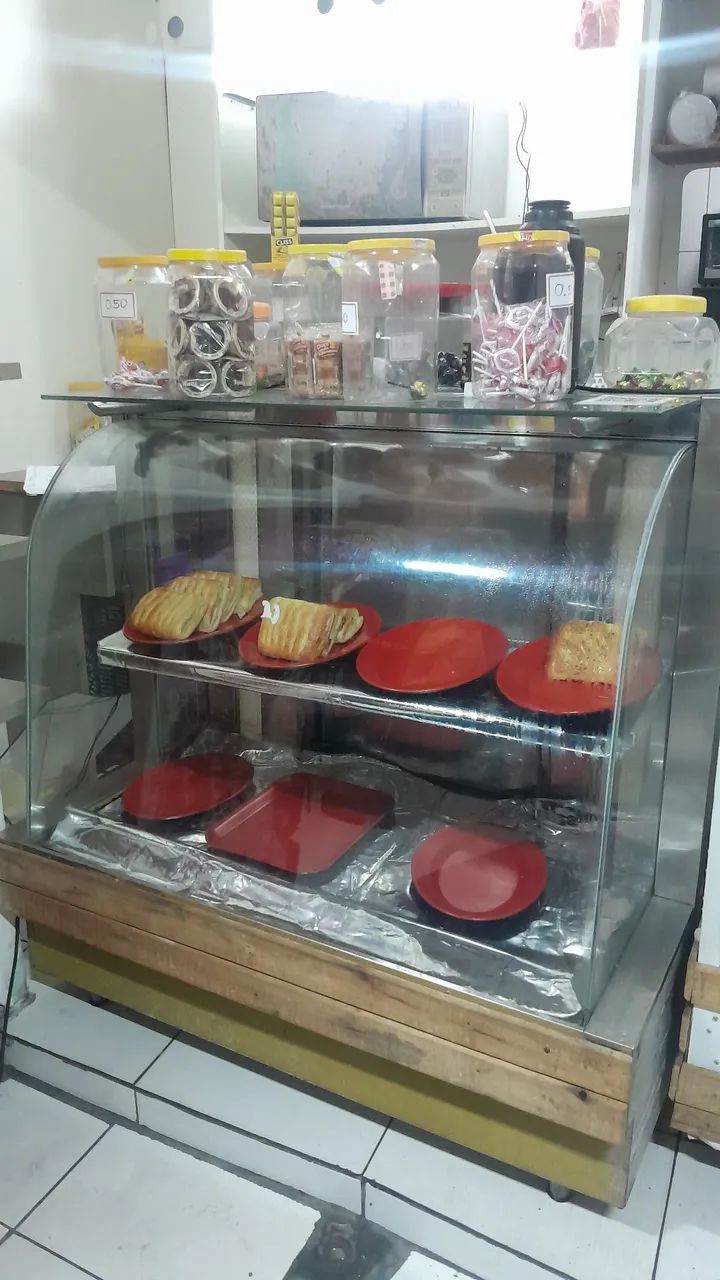 Vitrine de salgados 