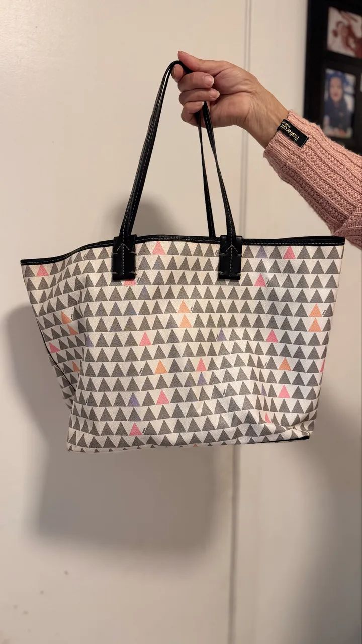Bolsa SCHULTZ ORIGINAL triangle branca  - Foto 5