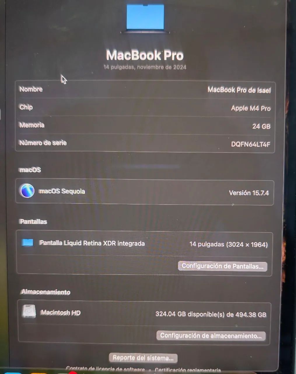 MacBook M4 Pro 24 GB  - Foto 3