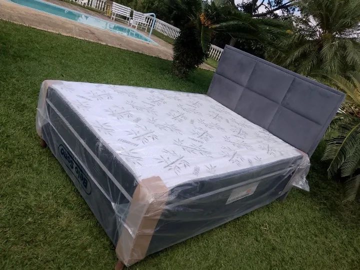 CAMA BOX CASAL COM CABECEIRA  - Foto 3