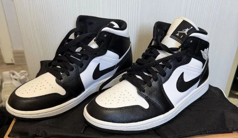 tênis air jordan 1 mid panda 37