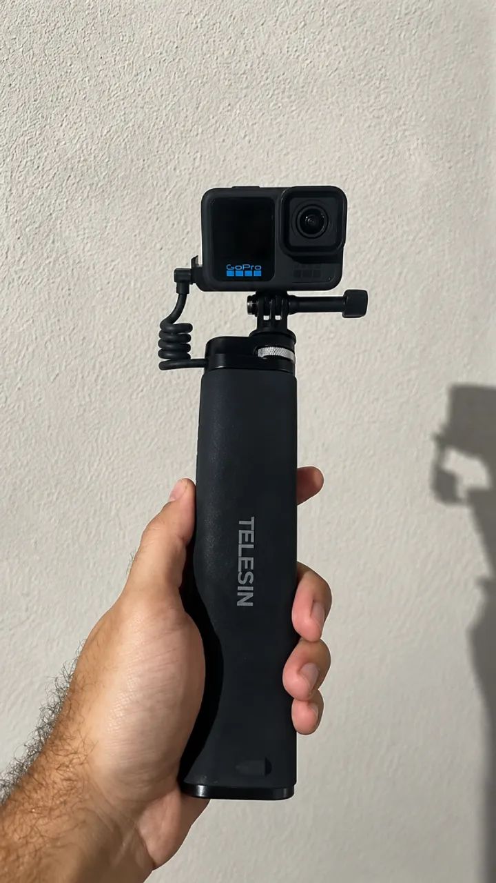 Telesin 10.000mAh 18W Turbo/Bastão extensor Com Bateria/Sua Gopro com até 7 horas bateria