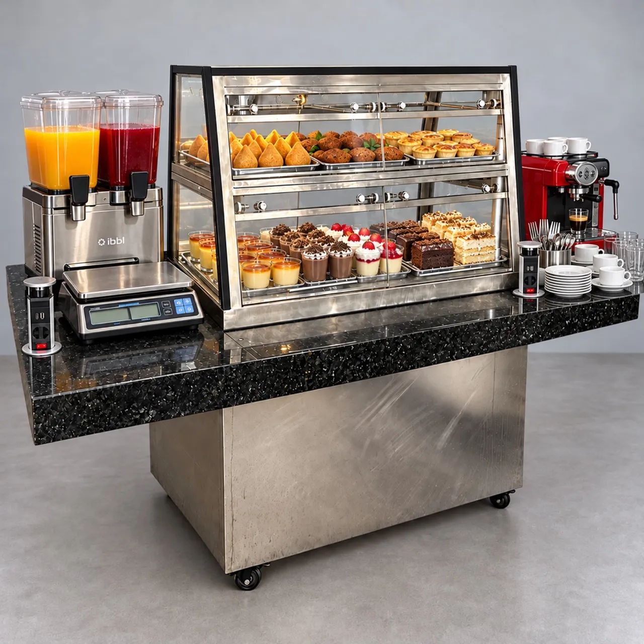 Vitrine Dupla (quente & fria) para Auto Serviço  - Foto 4