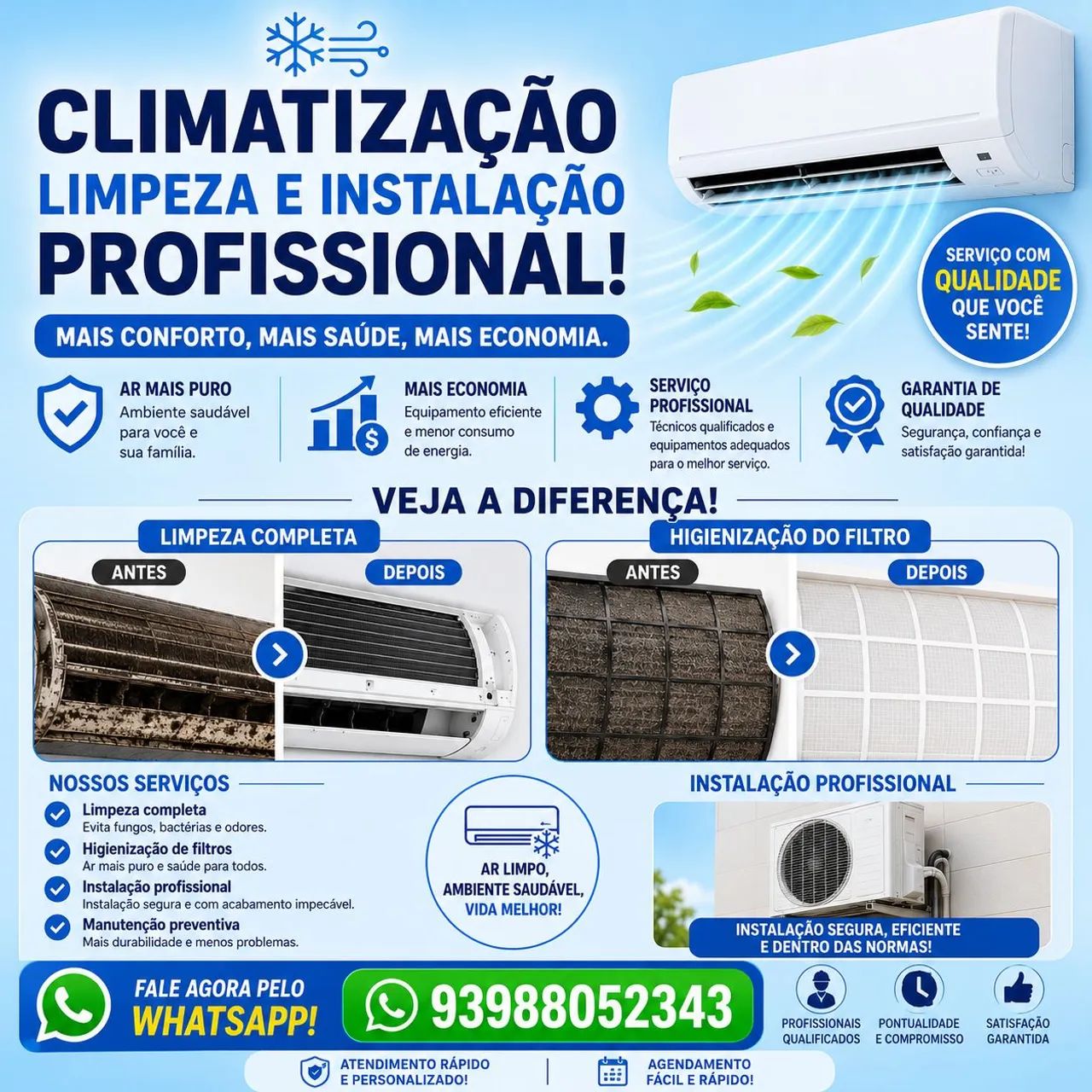 Instalação e higienizaçao em centrais de ar  - Foto 2