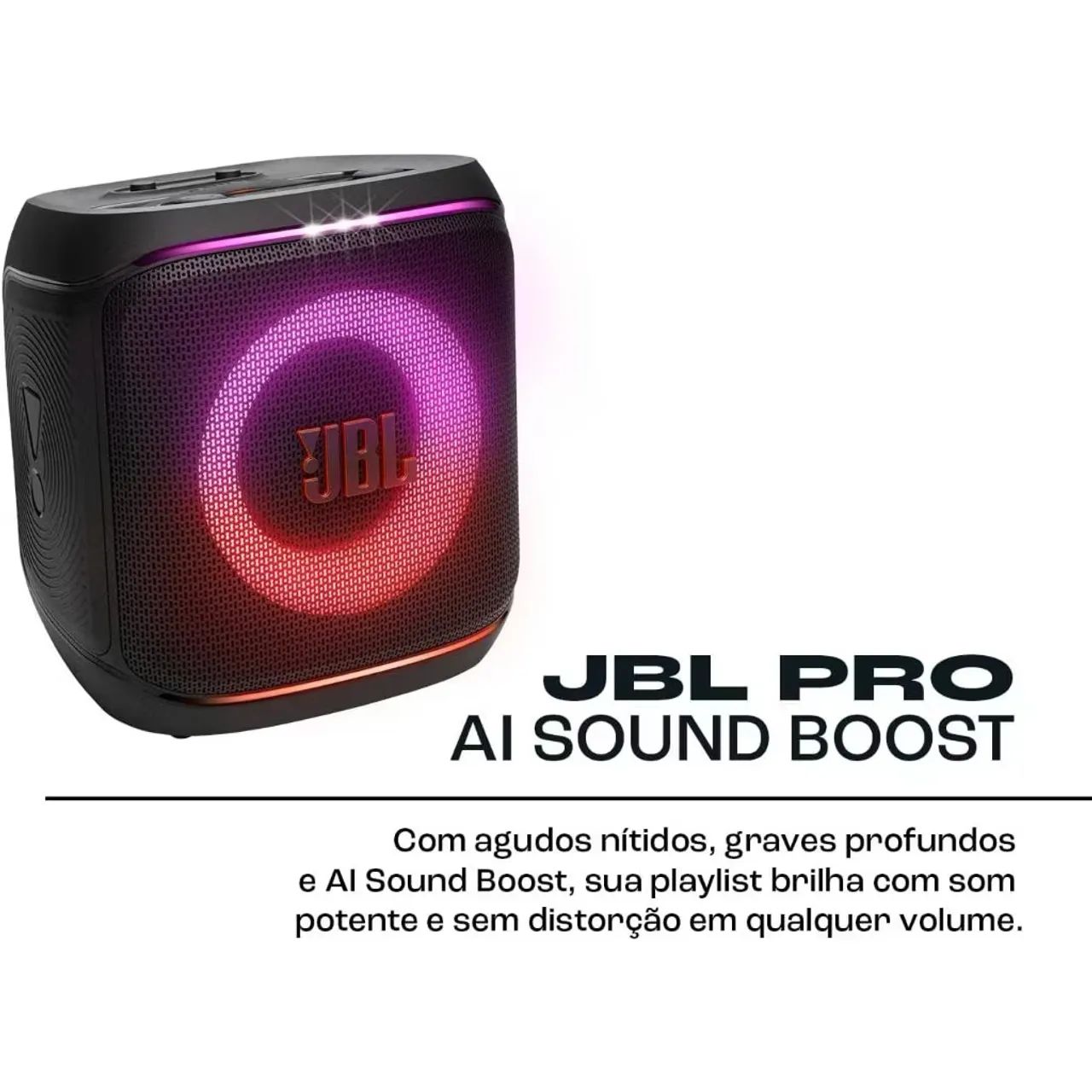 Caixa Som JBL Encore Pro Nova / Lacrada com 2 microfones  - Foto 4