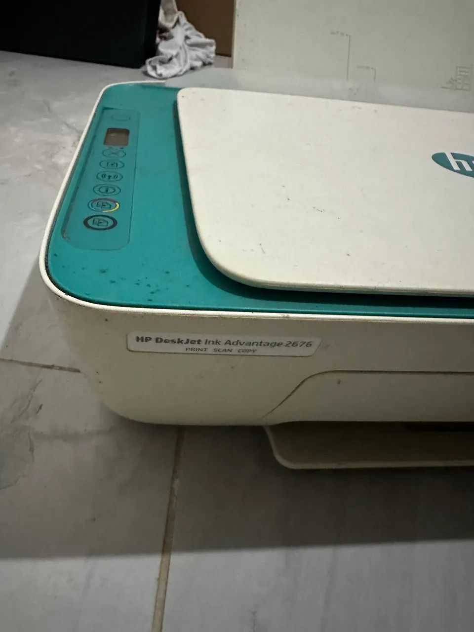 Impressora deskjet ink advantage 2676 Usada funcionando, sem cartucho  - Foto 2