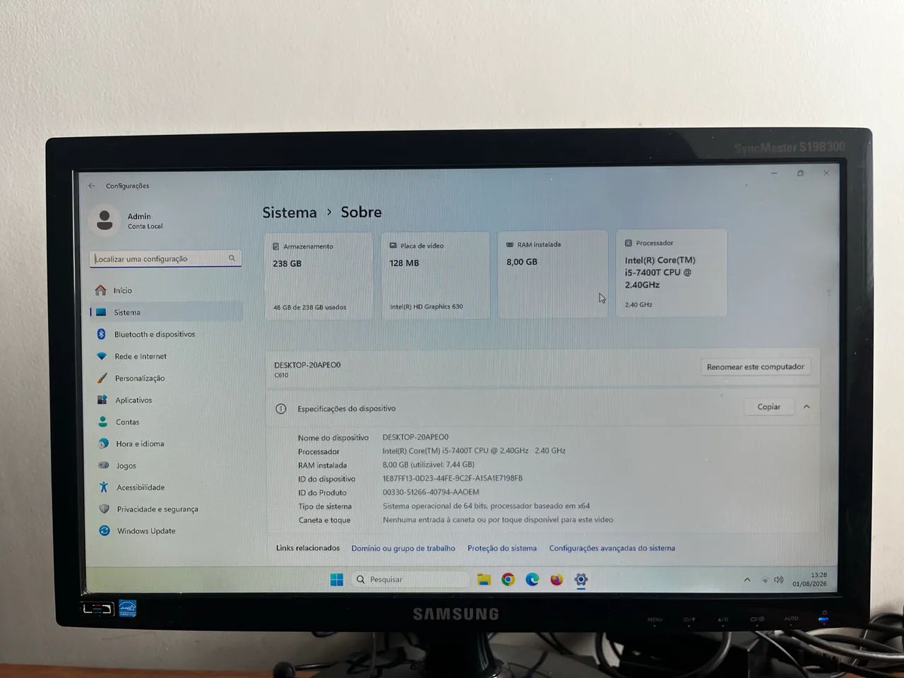 Mini pc i5 de 7 geração  - Foto 2