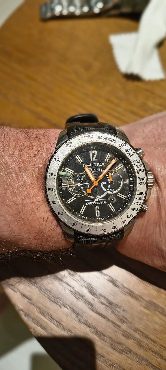 NAUTICA CHRONOGRAPH ? BLACK & ORANGE - Foto 2