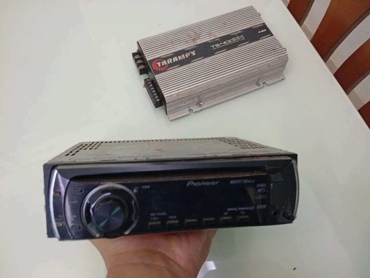 Módulo Taramps 400rms e toca cd Pioneer  - Foto 5