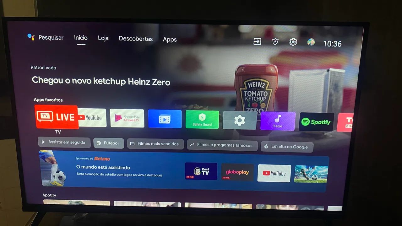Tv Smart TCL 32 Polegadas Tela Plana.
