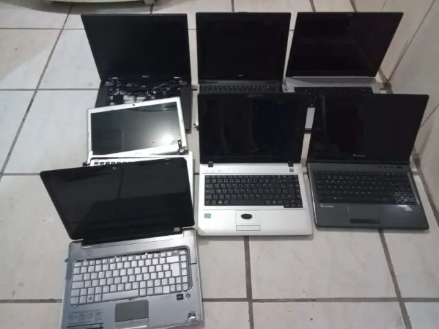 notebook com defeito