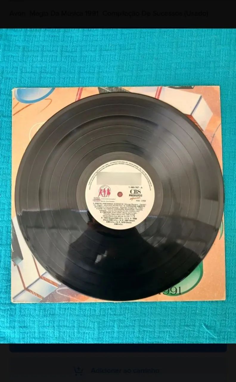 Avon  Magia Da Música 1991  Compilação De Sucessos - Foto 3