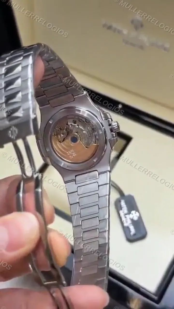 Relógio Patek Nautilus Clone + Caixa - Foto 2