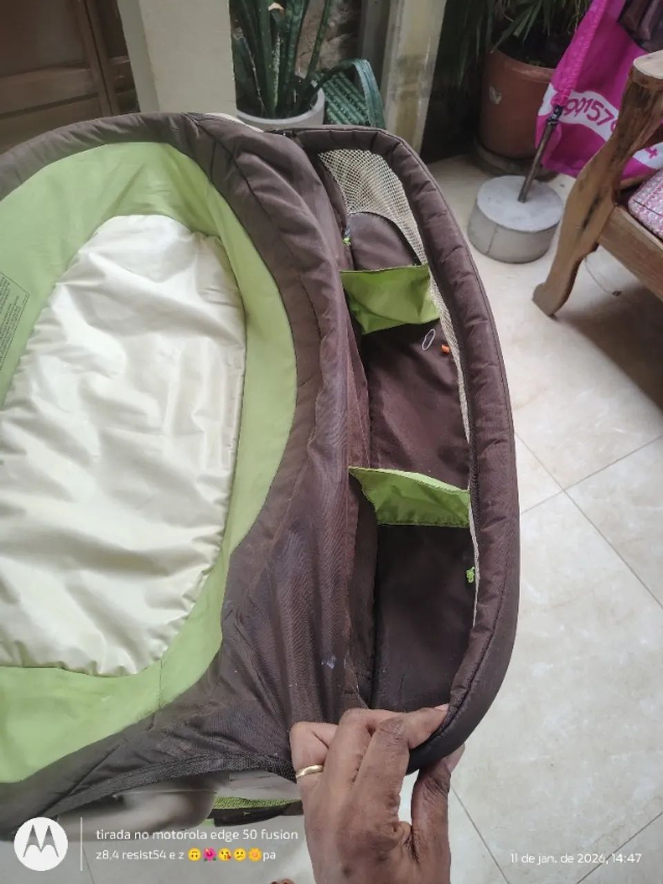 Berço chiqueirinho com trocador  - Foto 3