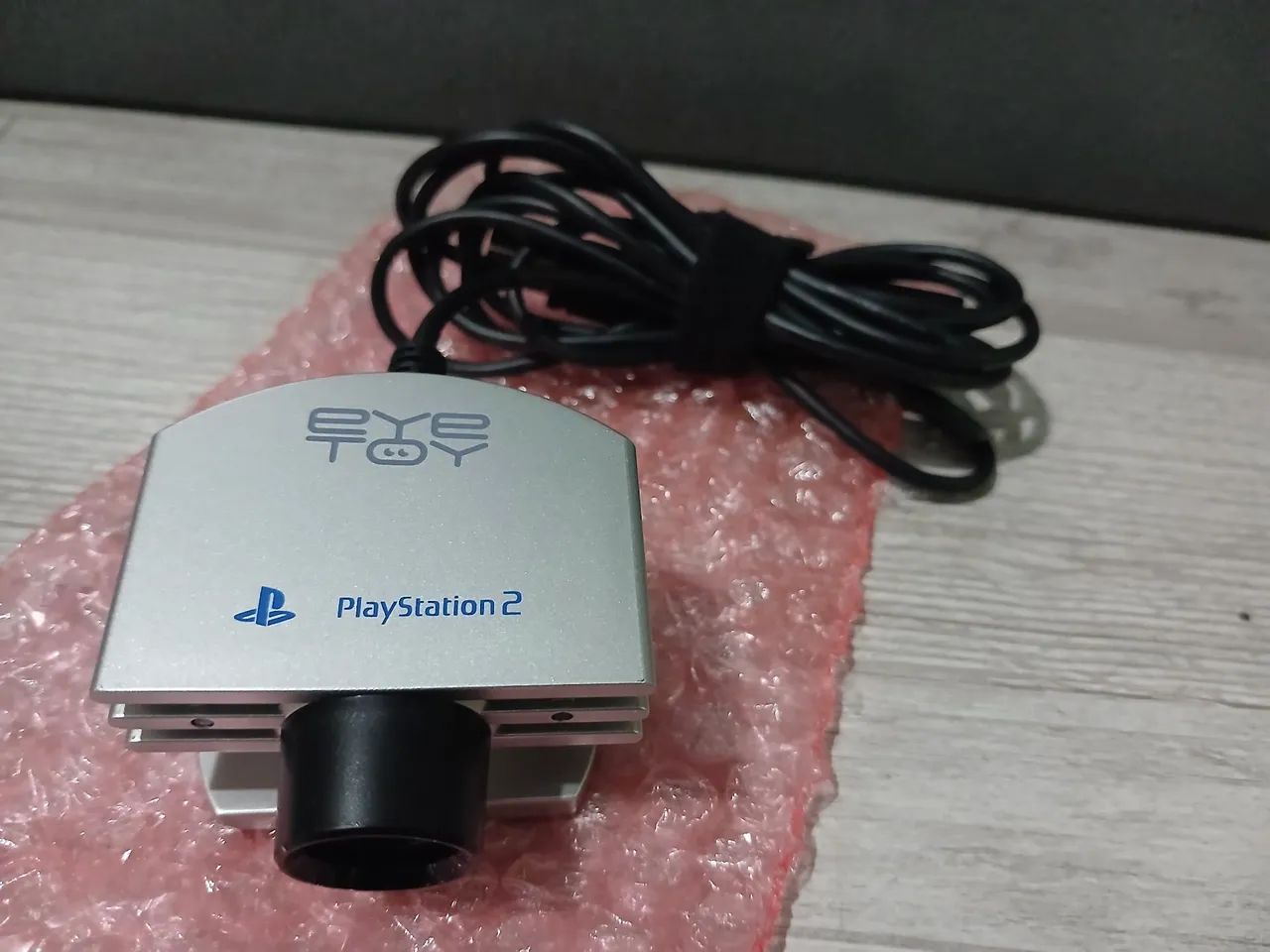 PS2 - Câmera Eye Toy PS2 Silver Rara Modelo Slim  - Foto 4
