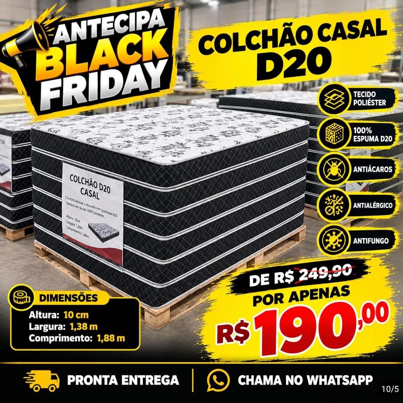 Colchão casal 