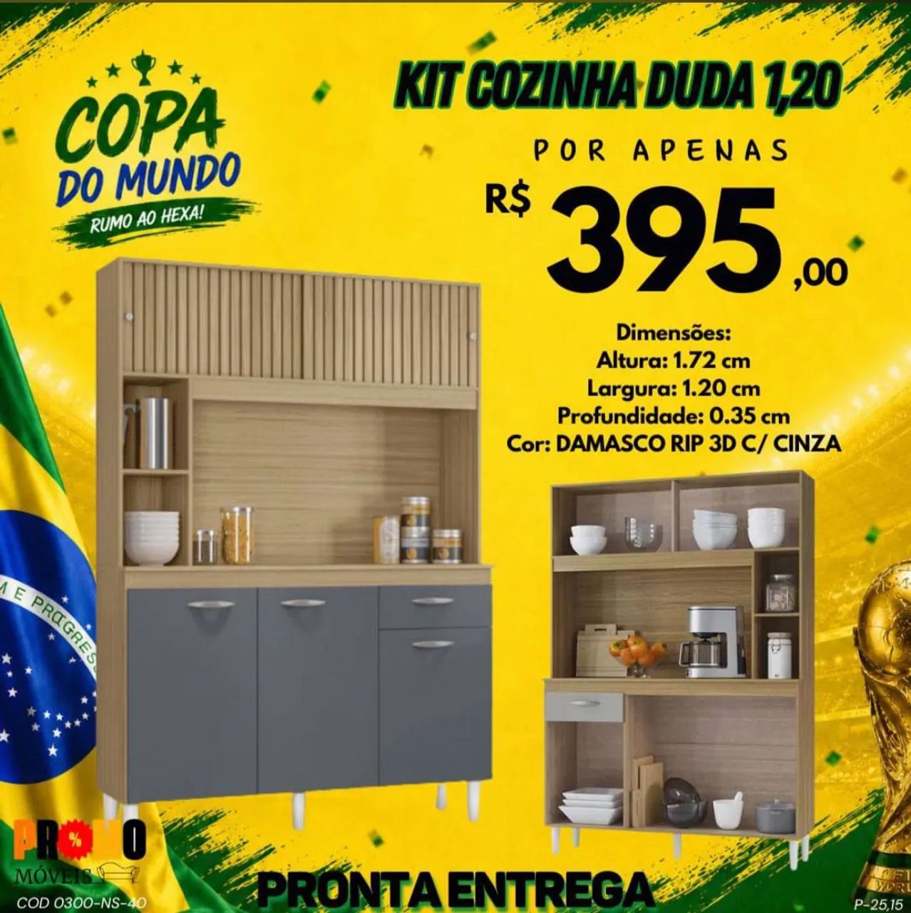 Cozinha Duda 1,20