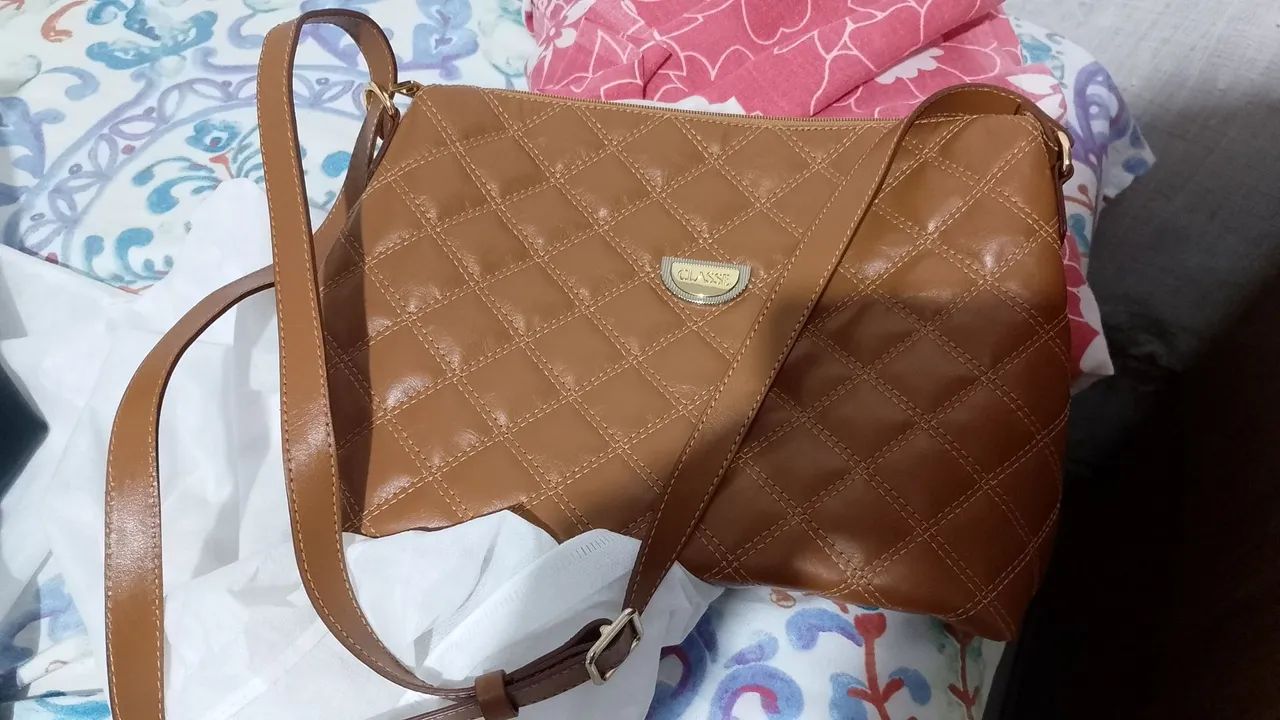 Bolsa classe couro  - Foto 3