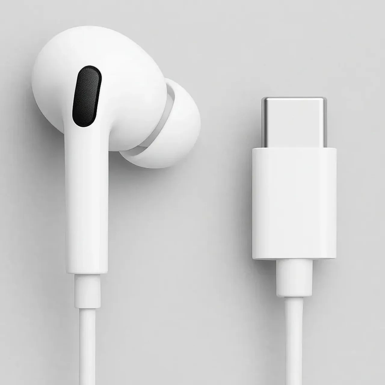 Fone De Ouvido Usb-c Com Microfone Branco - Foto 2