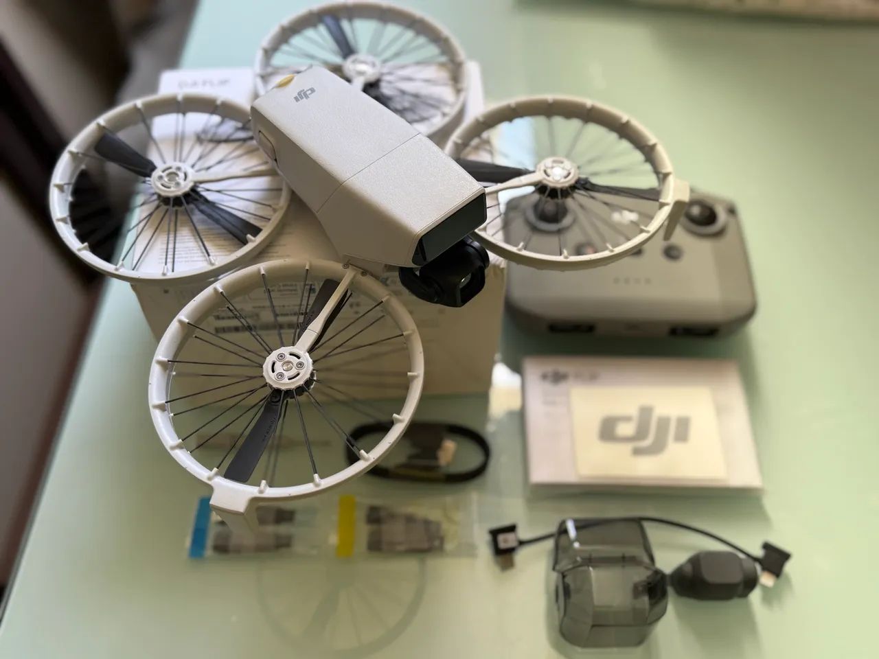 Drone DJI FLIP NOVO nunca foi Ativado com ACTIVE TRACK  - Foto 2