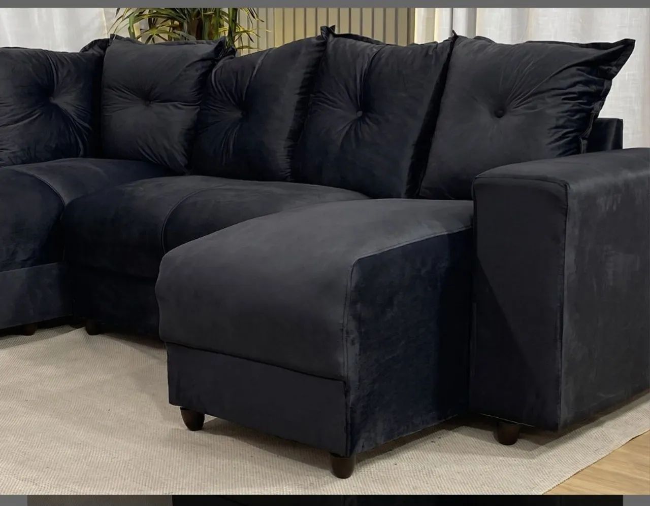 Imperdível! Sofa canto 6 lugares com chaise - Foto 2
