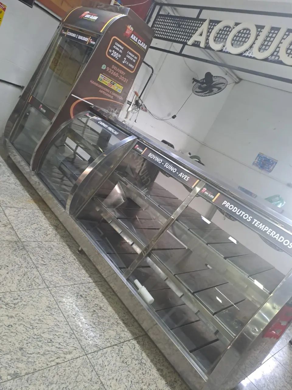 Balcão de açougue com motor e câmera fria - Foto 2