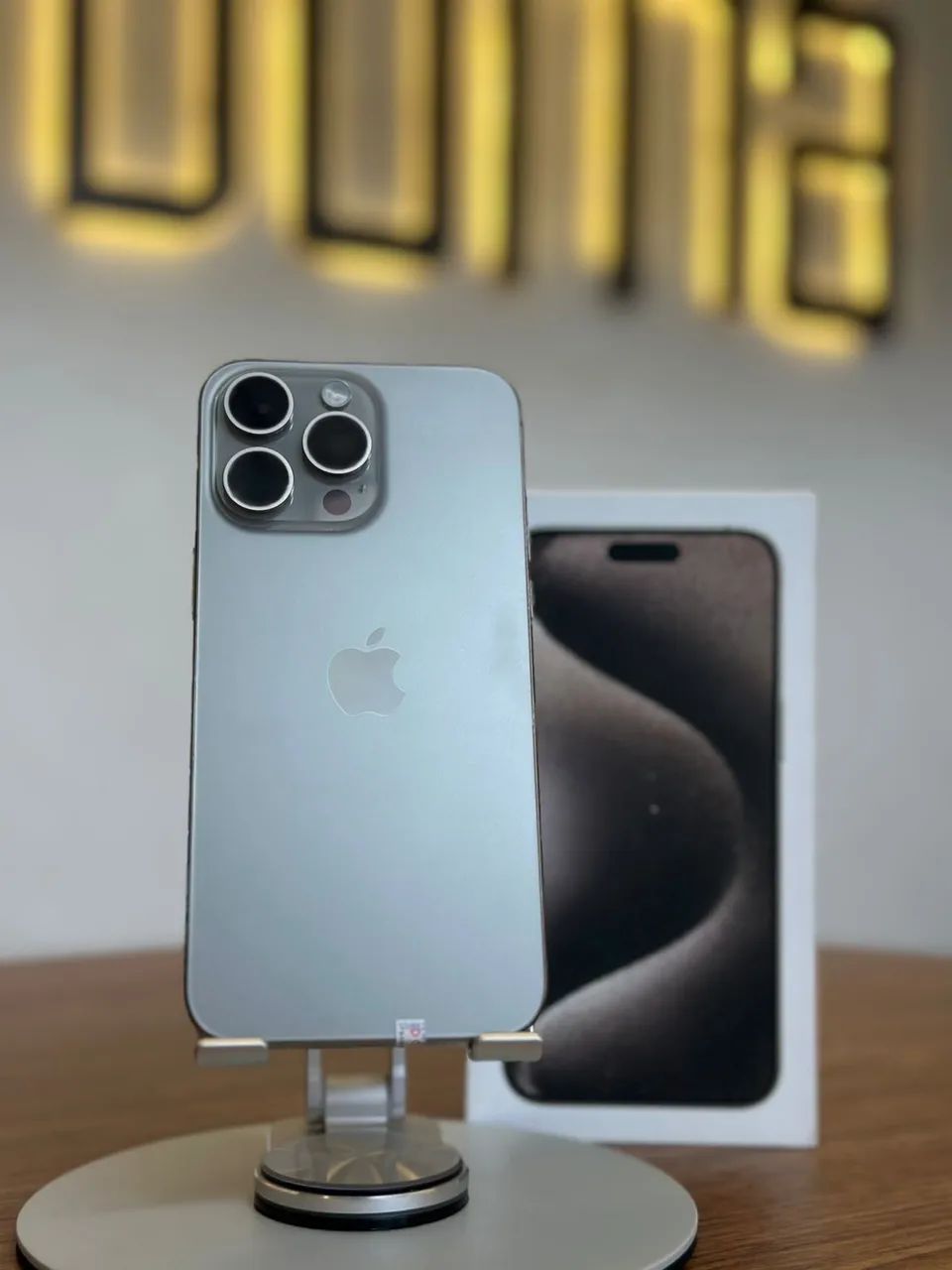 iPhone 15 Pro Max 256GB Natural 84% / Impecável / caixa / SEMINOVO