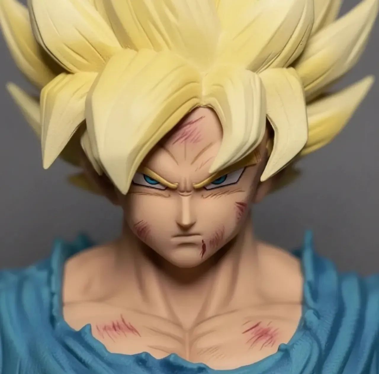 Action Figure Goku Super Saiyajin Dragon Ball Z Battle Damage Colecionável - Foto 3