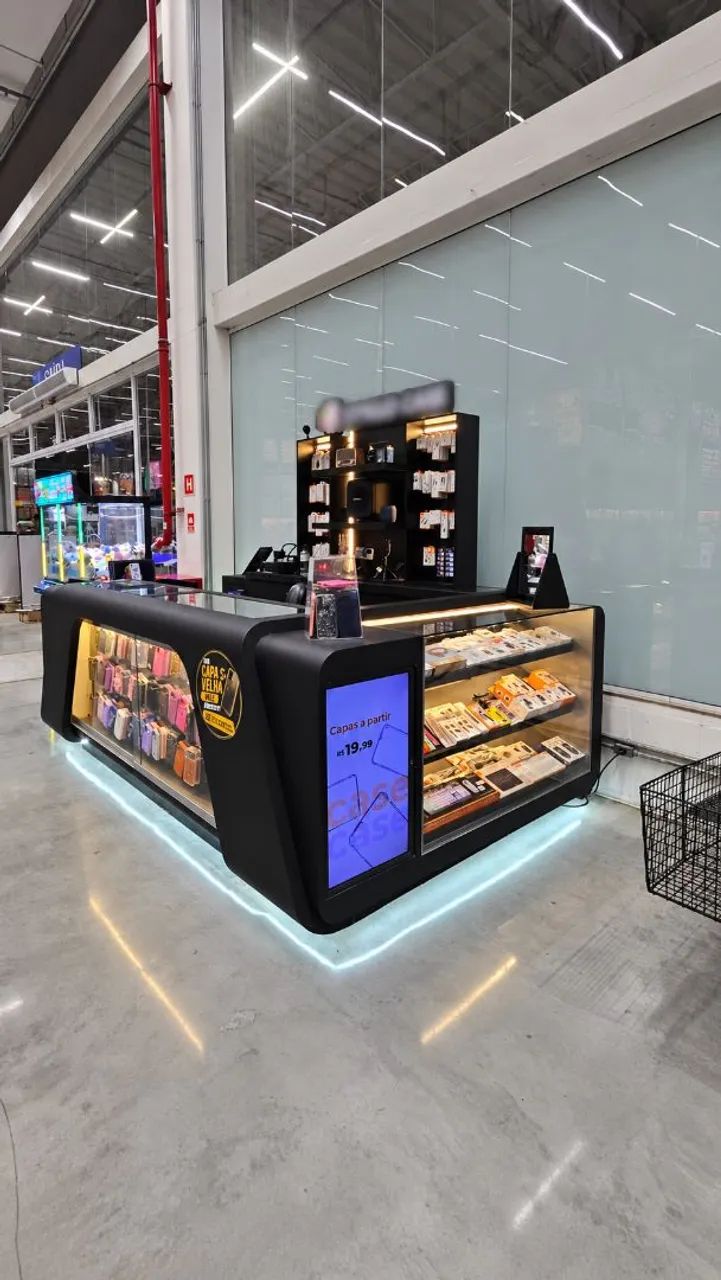 QUIOSQUE COMERCIAL COMPLETO - ESTRUTURA PROFISSIONAL